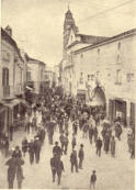 Una foto degli anni Trenta, dove sembra che la chiesa di Santa Margherita fosse ancora un luogo di culto (foto Azzeruoli)