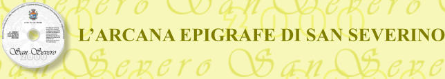 L’ARCANA EPIGRAFE DI SAN SEVERINO