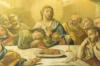Particolare del dipinto "La cena", opera di Nicola Mensele di Trani (1779) (foto *)