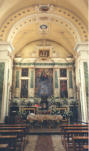L'interno della chiesa (foto *)