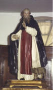 La statua di Sant’Antonio Abate, opera di Arcangelo Testa eseguita verso il 1830 (foto *)