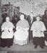  8 maggio 1987 in Piazza Incoronazione. Sono raffigurati, da sin., Don Vincenzo Prattichizzo, S.E. Mons. Carmelo Cassati, il Sig. Ennio D’Amico e Mons. Umberto Prattichizzo. (Foto Masselli)