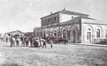 Il piazzale della Stazione in una foto del 1910. (Foto Rotary)