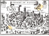 San Severo nel primo decennio del secolo XVIII. Da Coronelli (Foto Pisante)