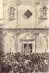 La processione del Venerdì Santo, in una foto degli anni trenta, mentre la Madonna passa davanti alla chiesa del Carmine (Foto Azzeruoli)