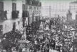 Processione in onore della Madonna del Soccorso del 1921, mentre transita nei pressi della chiesa di San Nicola. (Foto Russi)