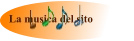 La musica del sito