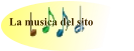 La musica del sito