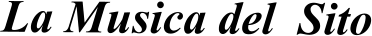 La musica del  Sito