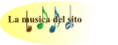 La musica del sito
