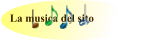 La musica del sito