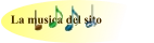 La musica del sito
