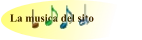 La musica del sito