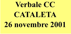 Verbale CC CATALETA 26 novembre 2001