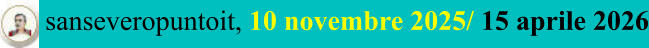 sanseveropuntoit, 10 novembre 2025/ 15 aprile 2026